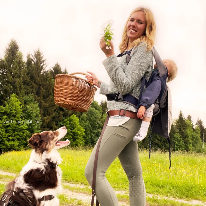 Leinen-Bauchgürtel CHILL (BioThane®) 100-160 cm