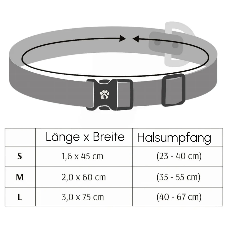 Halsband Khakigrün De Nylon Längenverstellbar Im Rautendesign