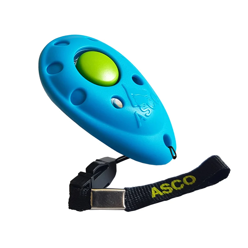 ASCO Premium Clicker - Clickertraining Profi Klicker para perros, gatos y perros