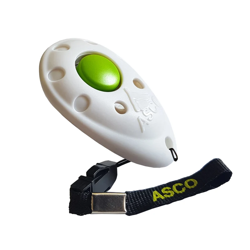 ASCO Premium Clicker - Clickertraining Profi Klicker para perros, gatos y perros
