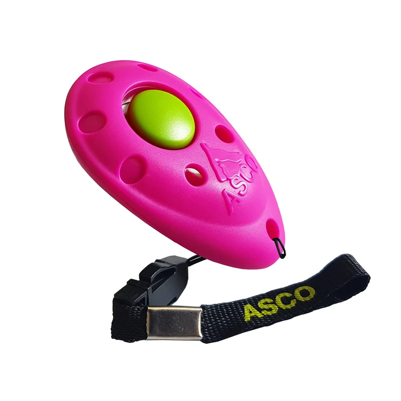 ASCO Premium Clicker - Clickertraining Profi Klicker para perros, gatos y perros