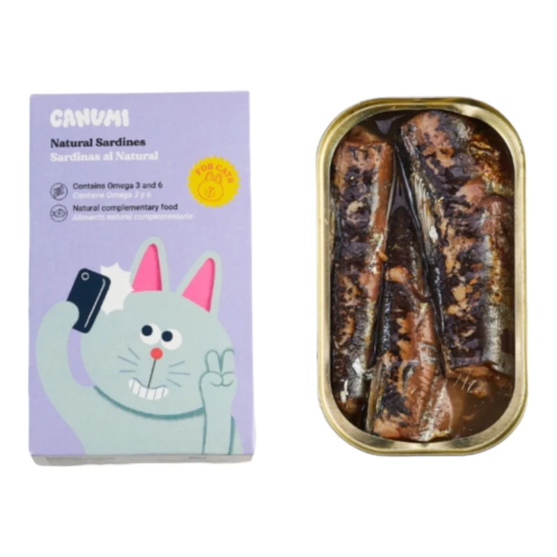 Canumi Sardina al Natural para Gatos — Alimento Complementario