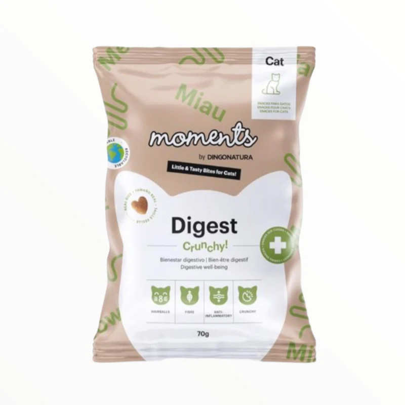 Moments Crunchy Digest Gato 70g
