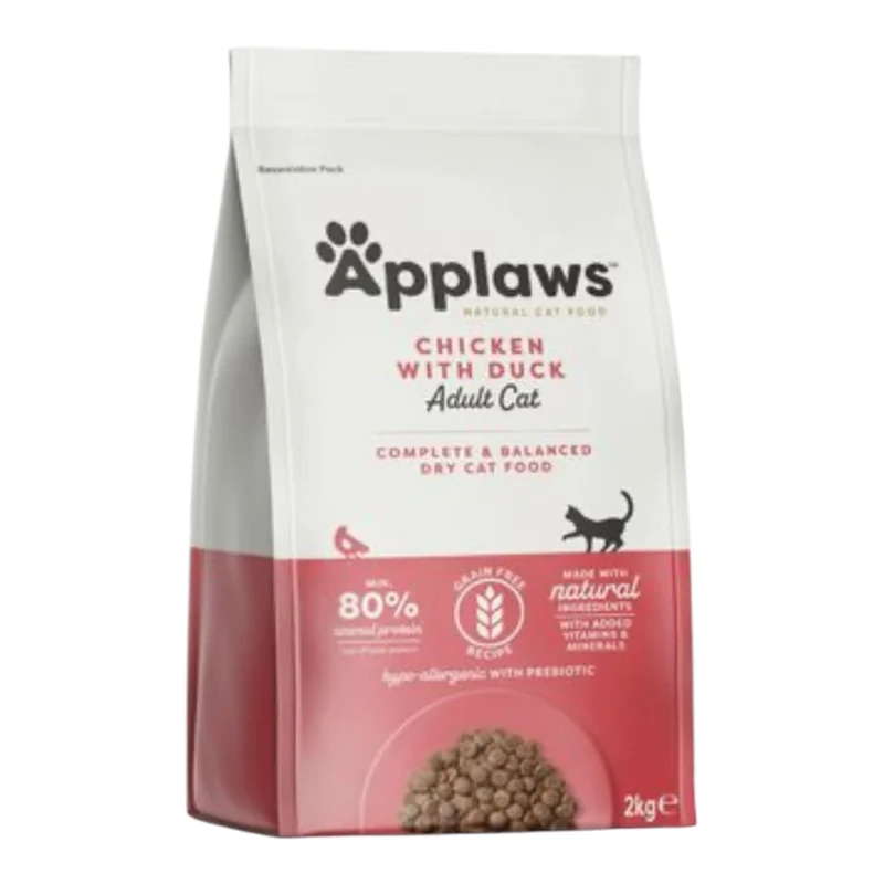 Applaws Pienso Pollo con Pato — Pienso Natural para Gatos Adultos Sin Cereales