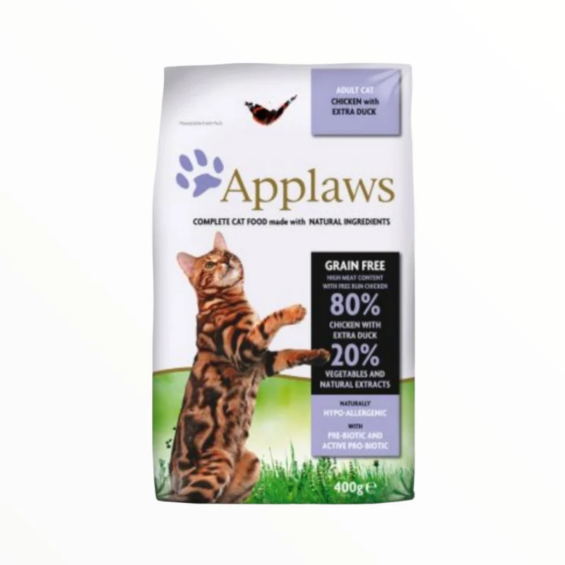 Applaws Pienso Pollo con Pato — Pienso Natural para Gatos Adultos Sin Cereales