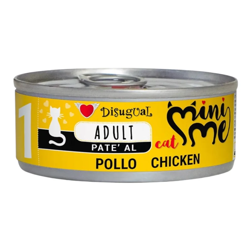 Disugual Mini Me Pollo para Gatos — Comida Húmeda Completa