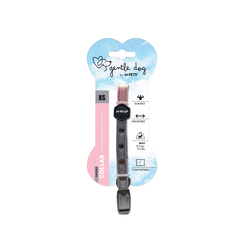 GENTLE DOG Padded Collar Pink