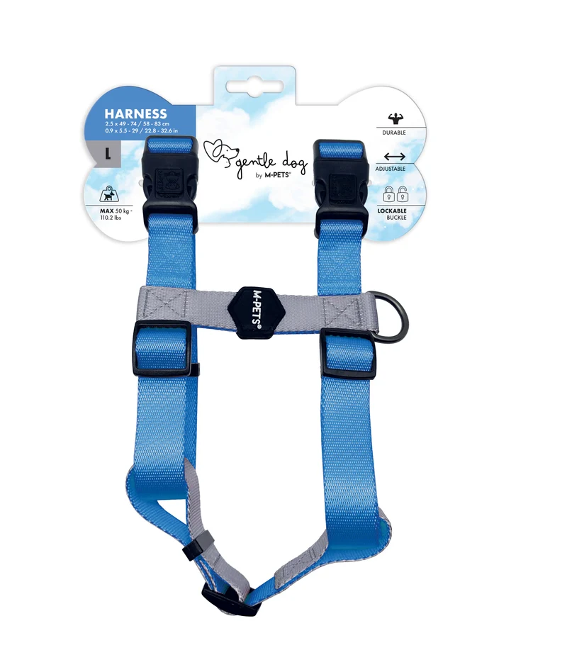 GENTLE DOG Harness Blue