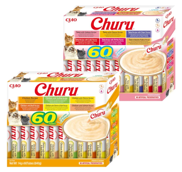 CHURU Cat Mega Pack 60 uds