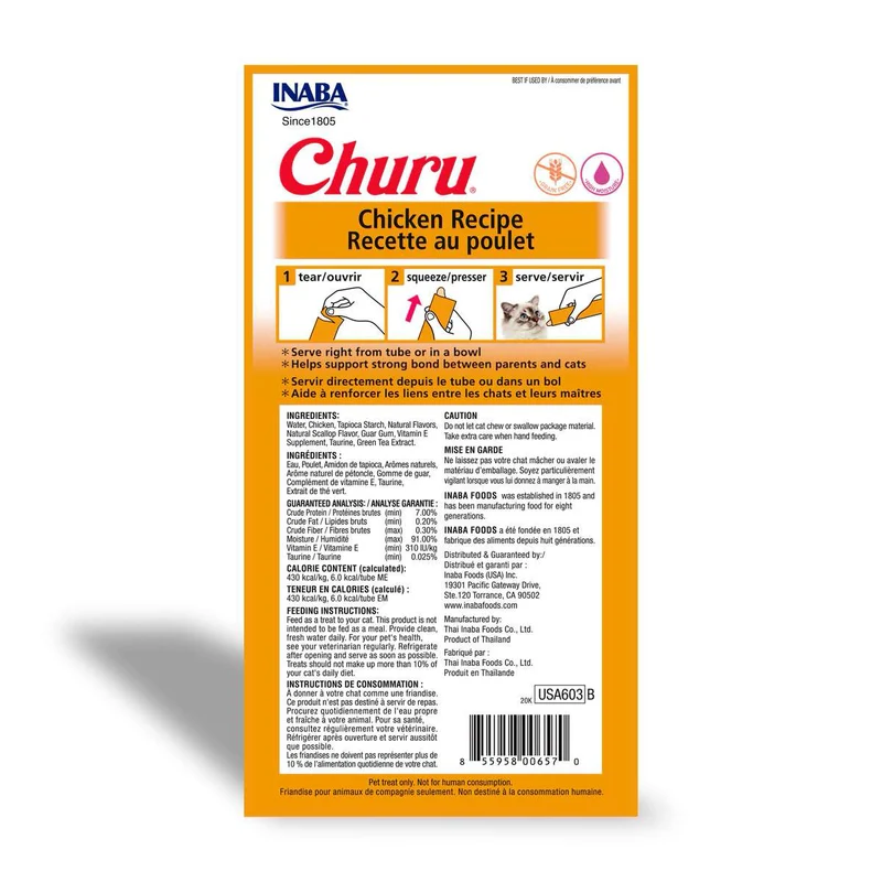 CHURU Cat Receta Pollo