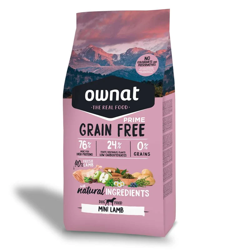 Ownat Dog Prime Grain Free Mini Lamb