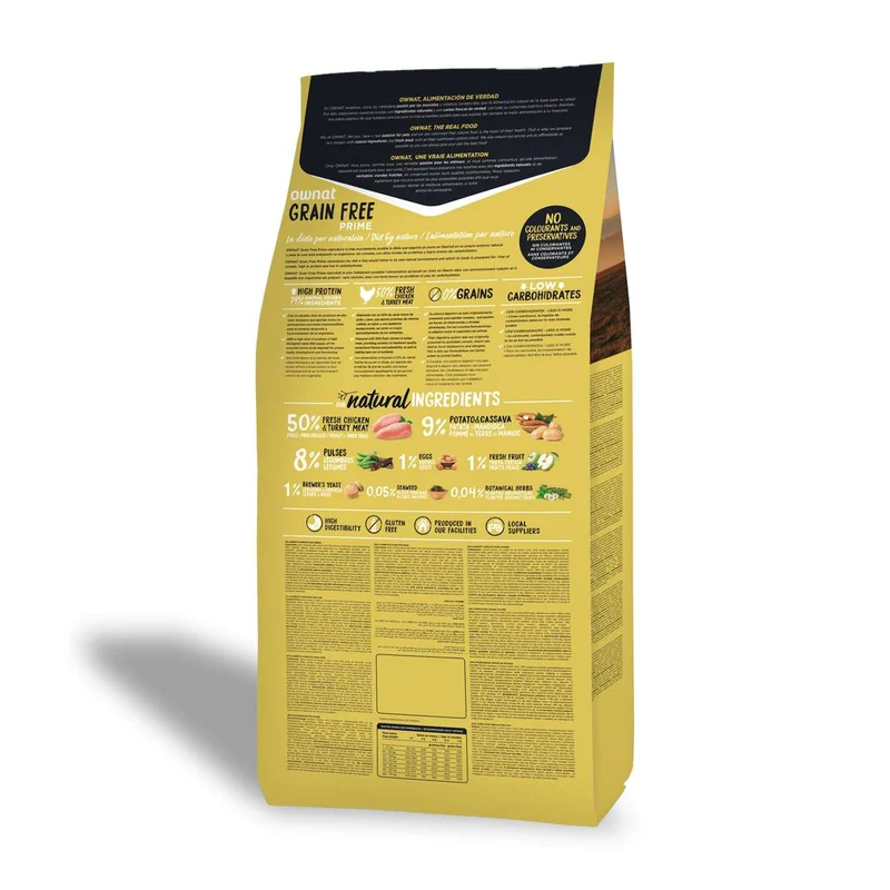 Ownat Dog Prime Grain Free Junior Chicken & Turkey