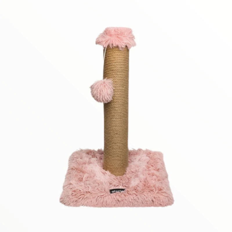 Rascador Poste Indo Peludo para Gatos — Poste de Sisal con Plataforma