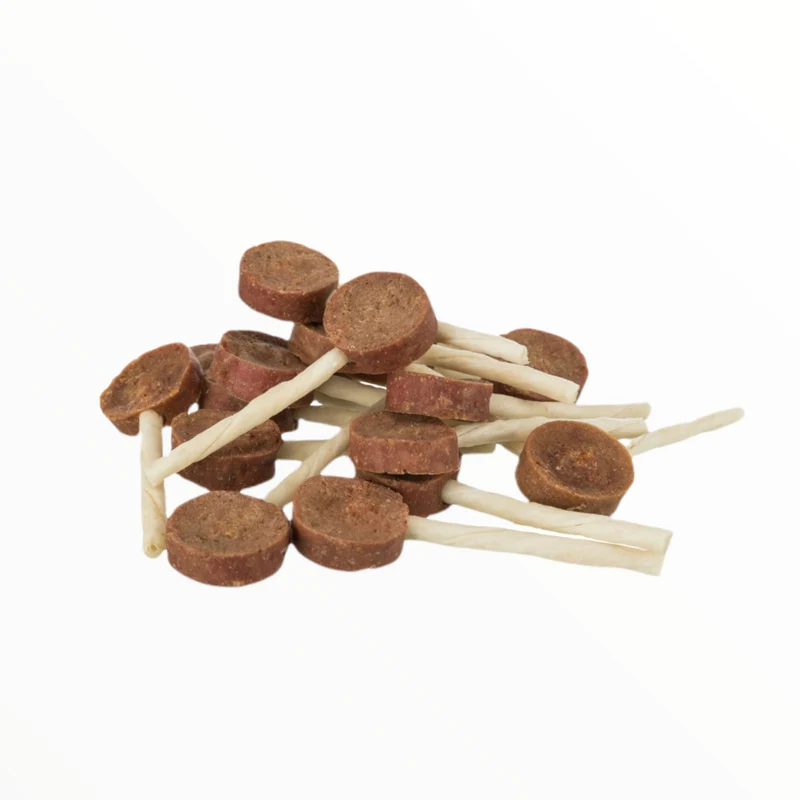 Piruleta de Pechuga de Pollo Deshidratada para Perros — Snack Natural