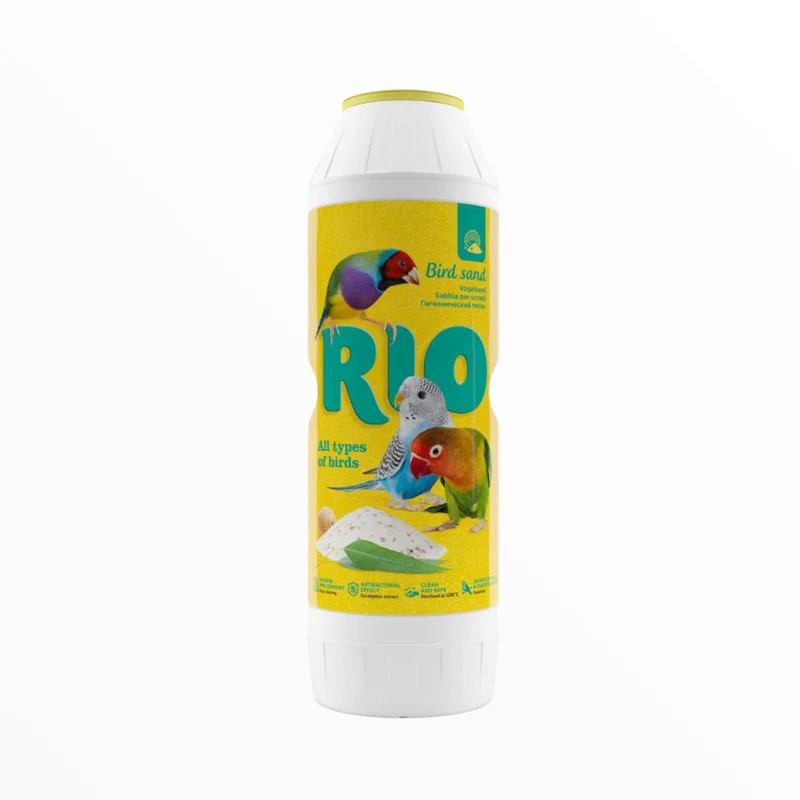 Río Arena Fondo de Jaula para Pájaros — Higiene Natural
