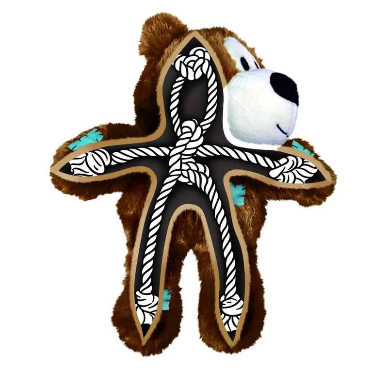 KONG Wild Knots Bears para Perros — Osito con Cuerdas Interiores