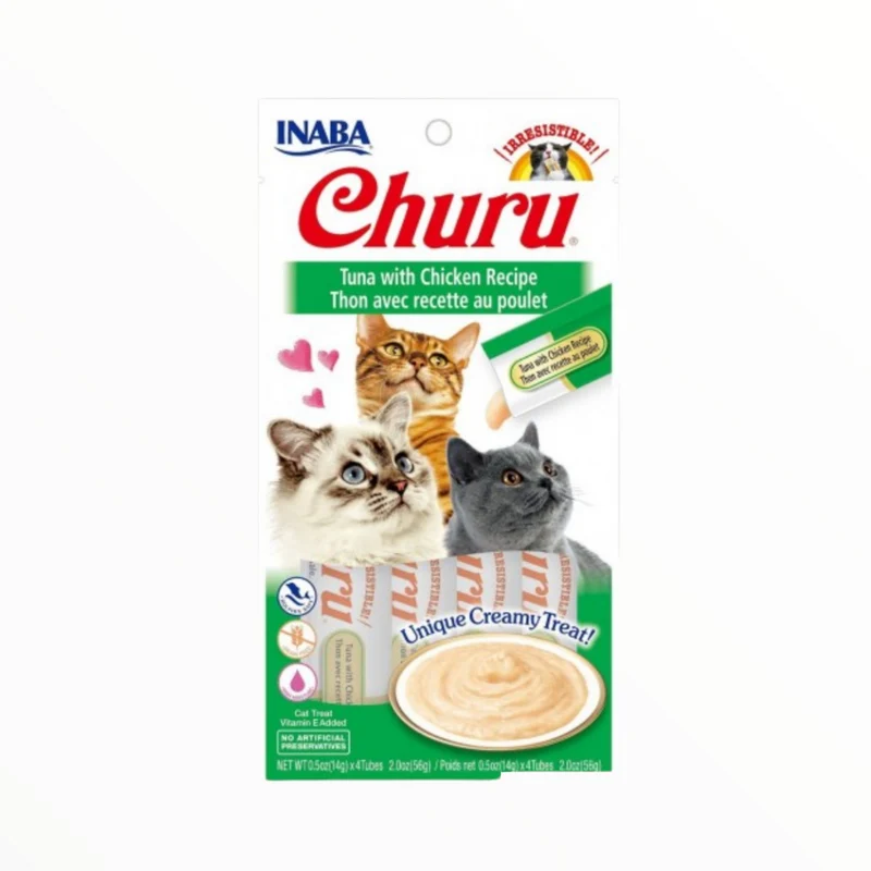 Churu Crema Atún y Pollo para Gatos