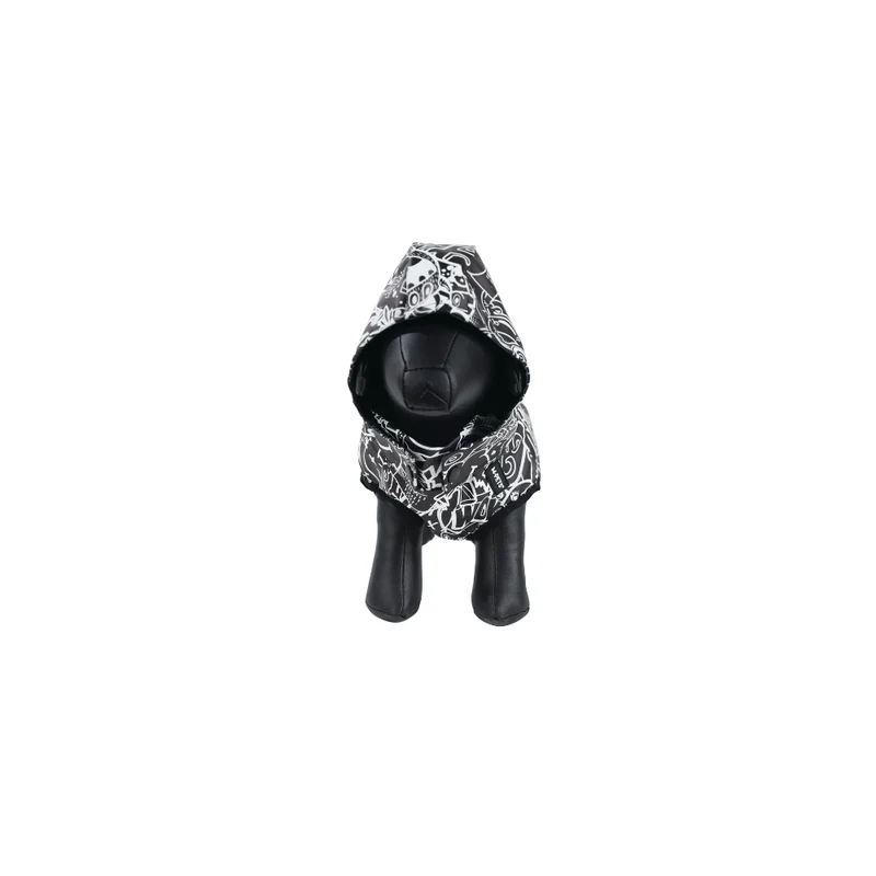 Urban style Raincoat Black&White