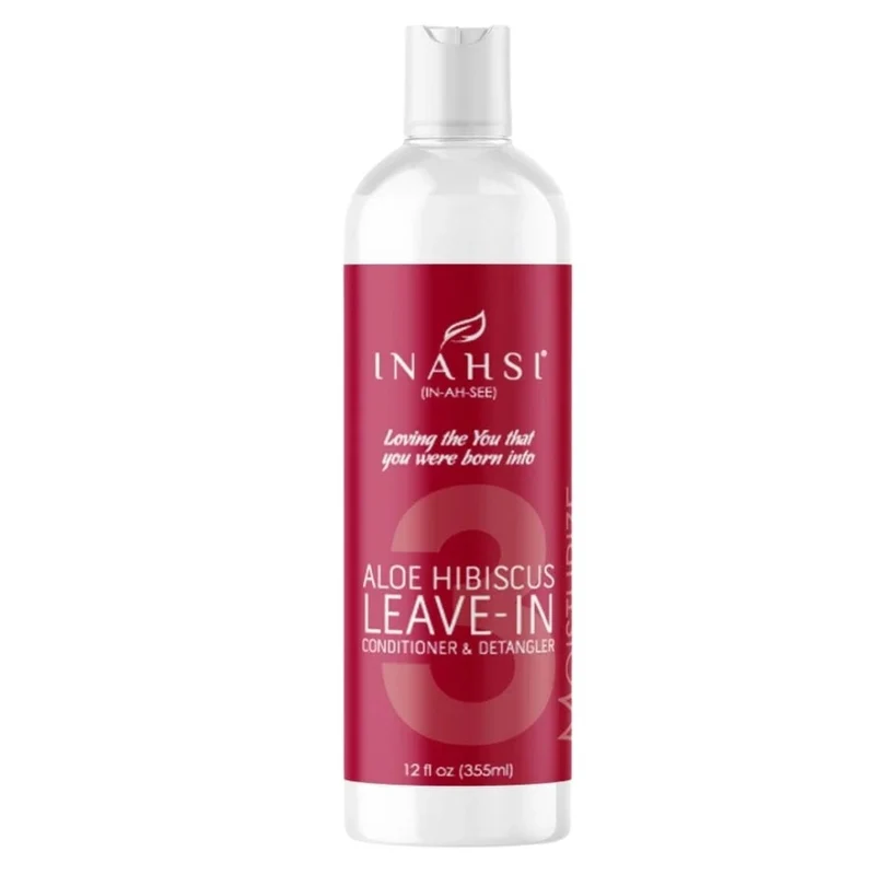 Inahsi Naturals Aloe Hibiscus Leave-In Acondicionador & Detangler