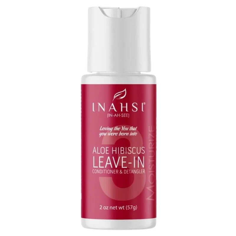 Inahsi Naturals Aloe Hibiscus Leave-In Acondicionador & Detangler