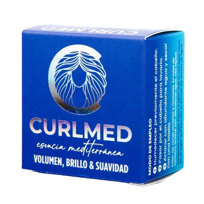 CurlMed Champú Sólido Volumen, Brillo y Suavidad