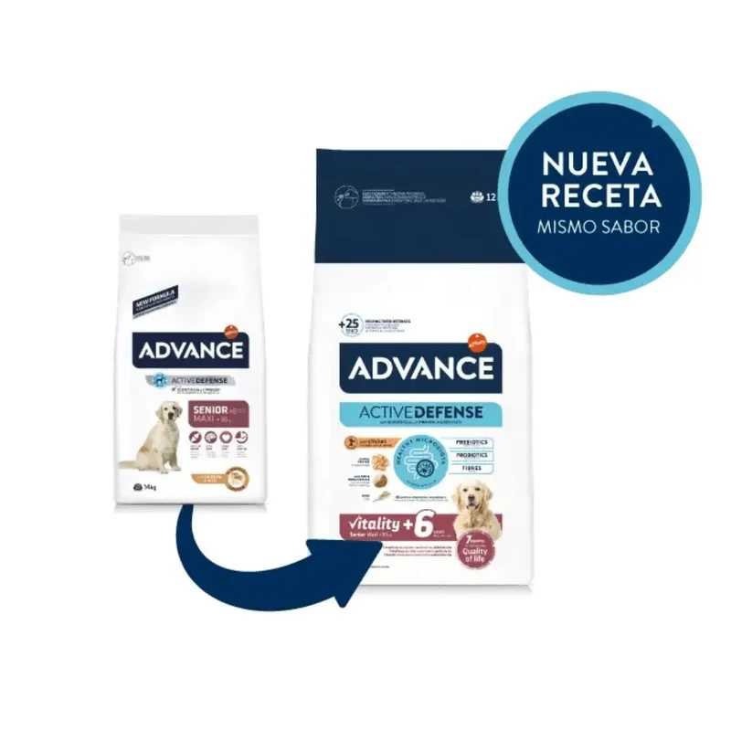 Advance Vitality Senior Maxi +6 Pienso para Perros