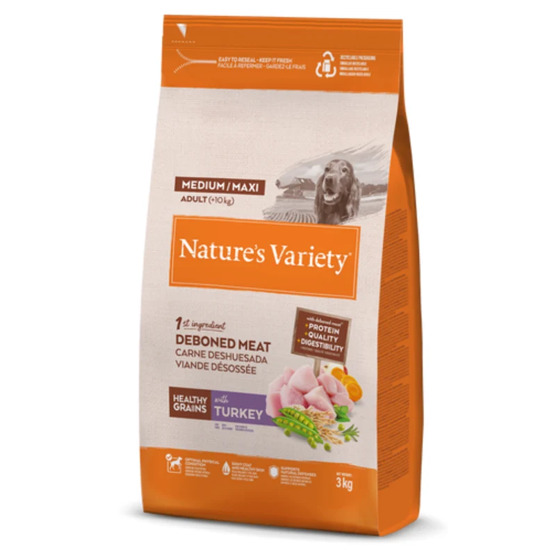 Nature'S Variety Healthy Grain Medium Maxi Pavo