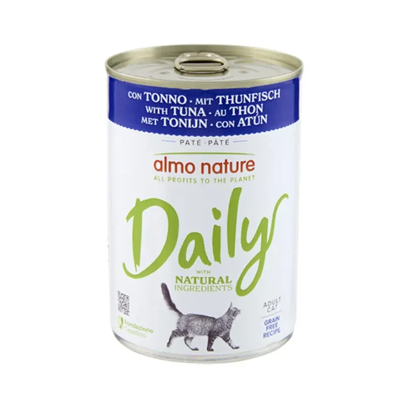 Almo Nature Cat Daily Grain Free Lata 400 g | Comida Húmeda para Gatos