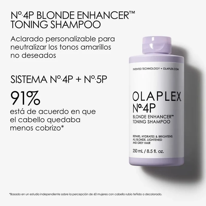 Olaplex Nº4P Blonde Enhancer Toning Shampoo
