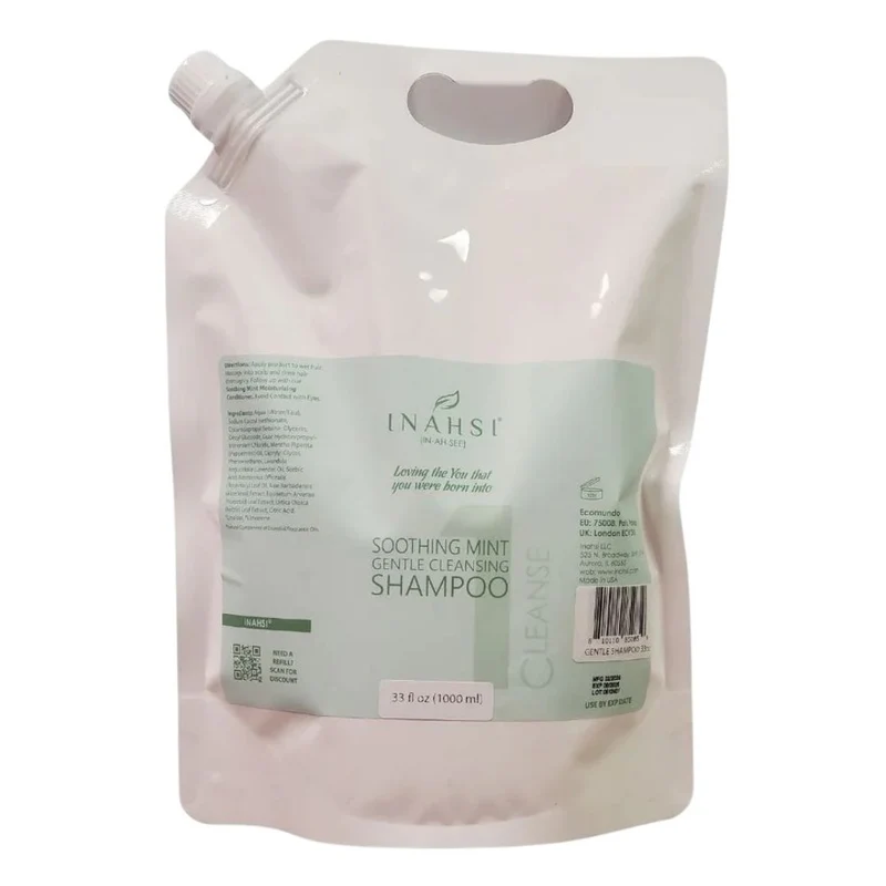Inahsi Naturals Soothing Mint Gentle Cleansing Shampoo