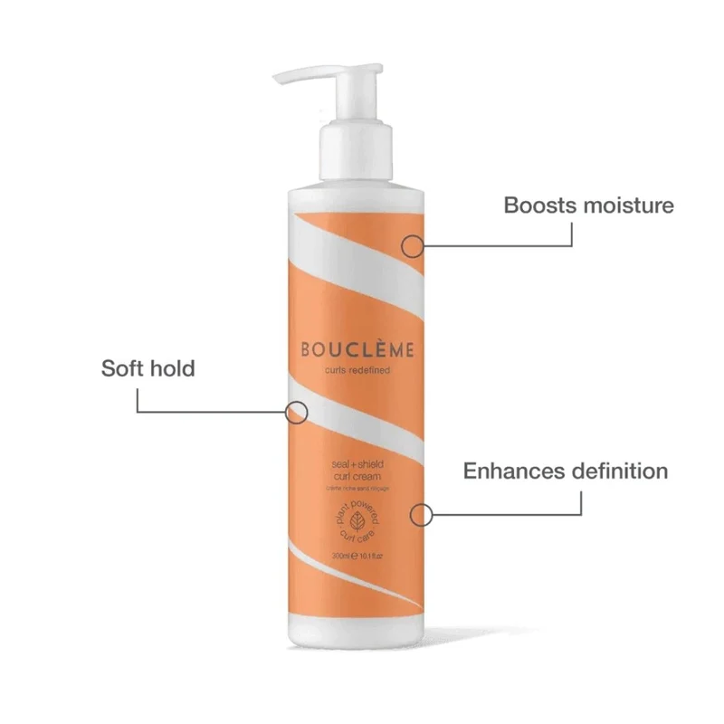 Bouclème Curls Redfined Seal + Shield Curl Cream 300ml