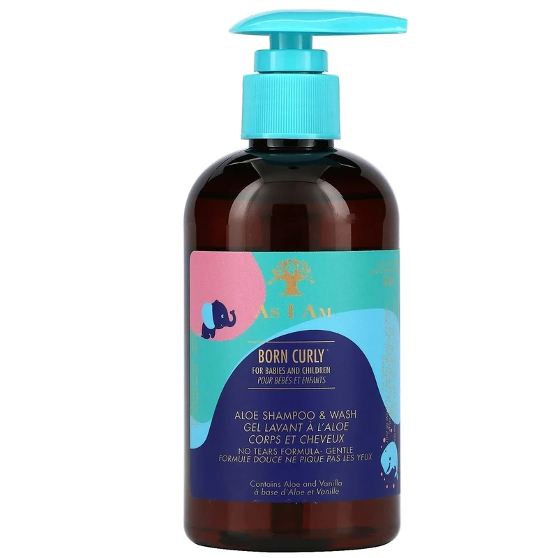 As I Am Born Curly Aloe Shampoo & Wash 240ml