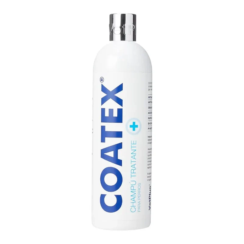 VetPlus Coatex Champú Tratamiento para la Piel 500 ml para Perros y Gatos