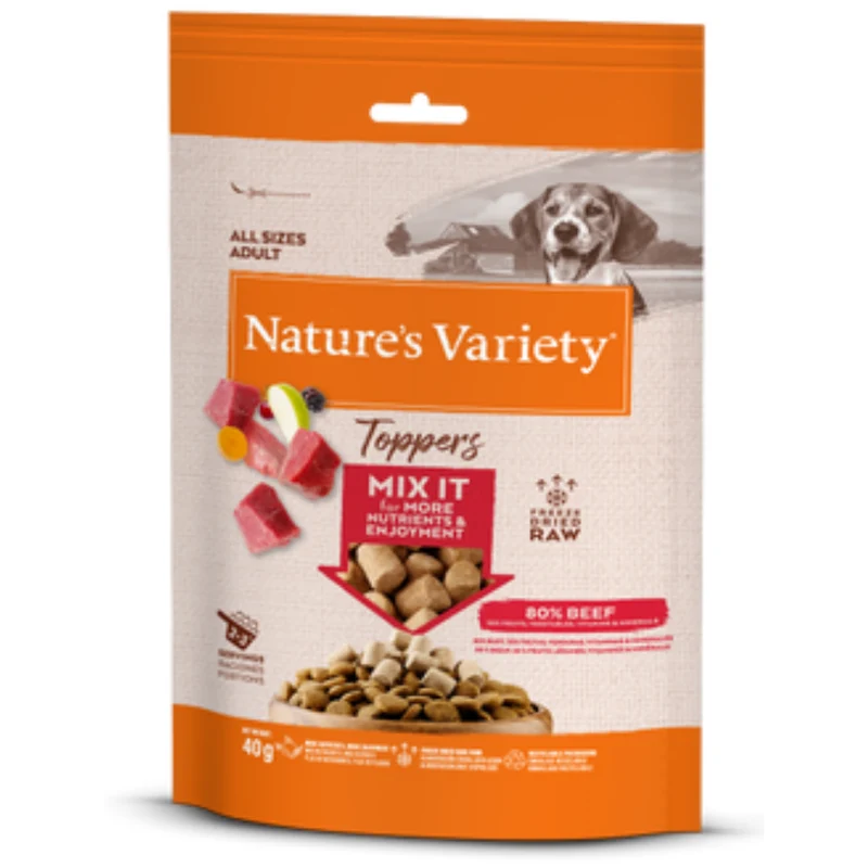 Nature'S Variety Toppers Liofilizados para Perros 40 g