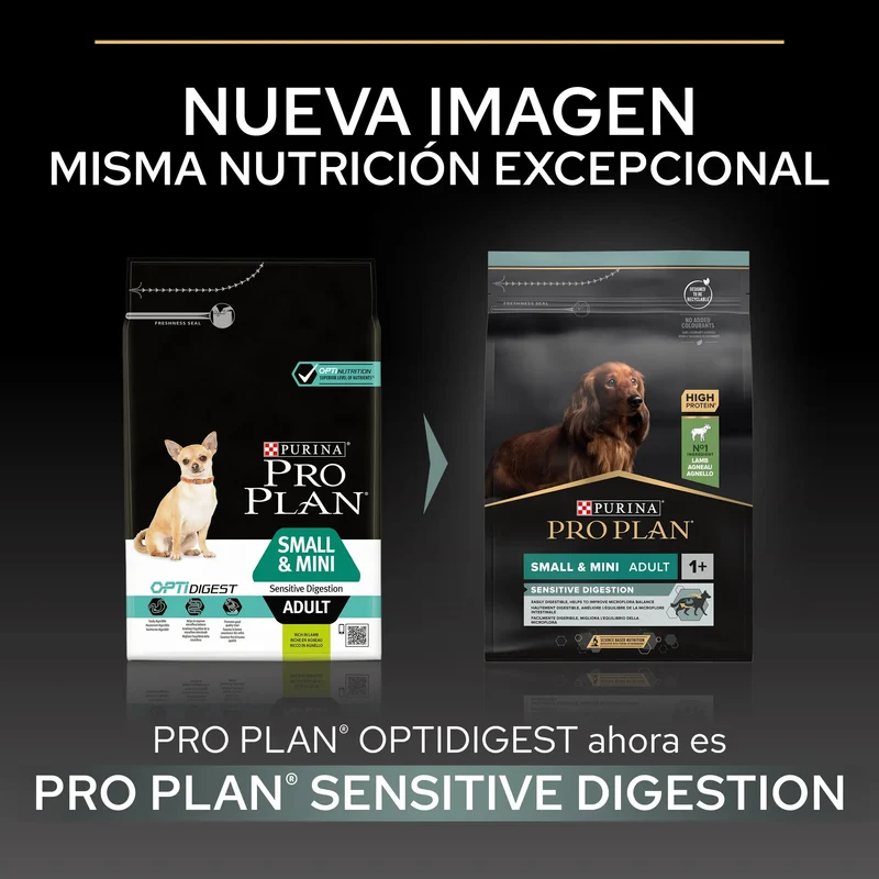 Pro Plan Dog Small & Mini Adult Digest Cordero Pienso para Perros