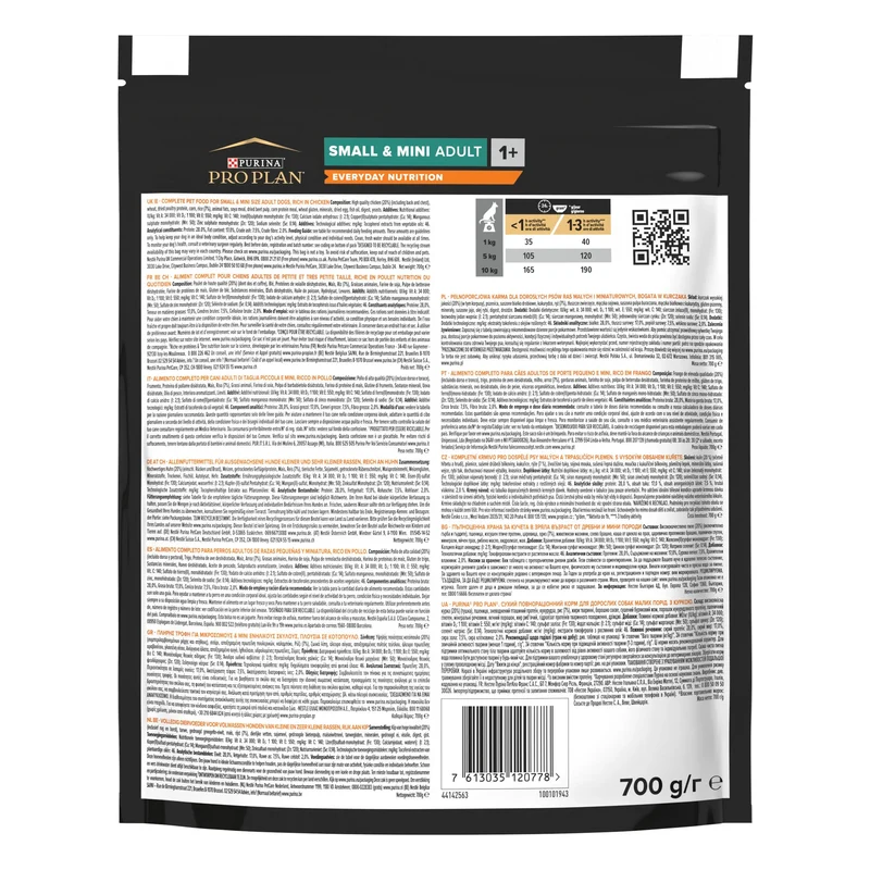 Pro Plan Dog Small & Mini Adult Pollo Pienso para Perros