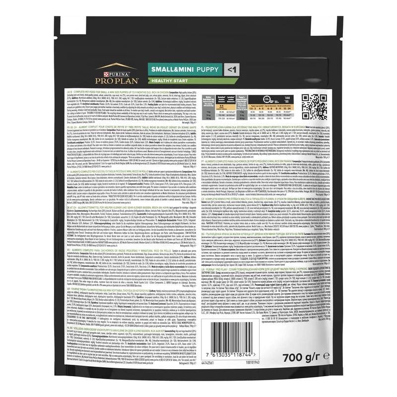 Pro Plan Dog Puppy Small & Mini Healthy Start Pollo Pienso para Cachorros