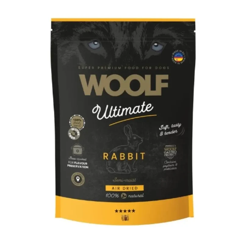 Woolf Ultimate Conejo Alimento Semihúmedo para Perros 1 kg