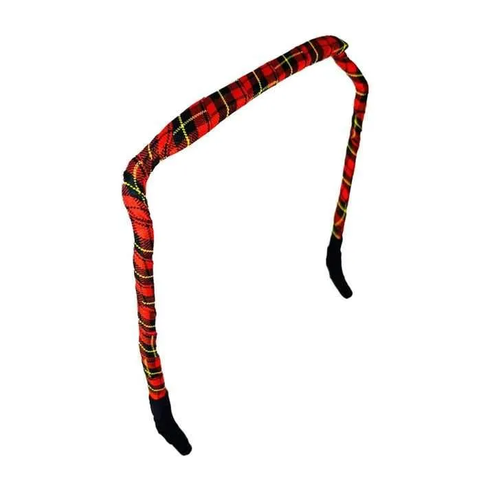 Zazzy Bandz Buffalo Plaid Headband