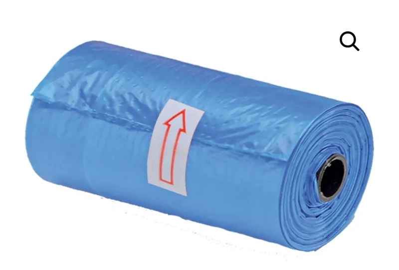 Bolsas para Caca Azul - 5 Rollos