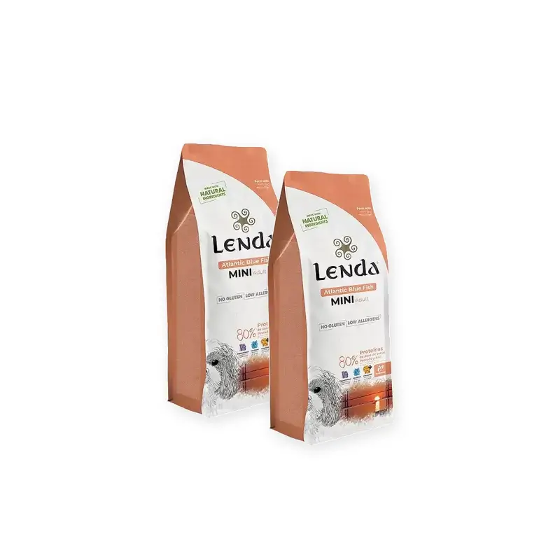 Lenda Perro Mini Atlantic Pescado Azul, Pack 2x2 kg