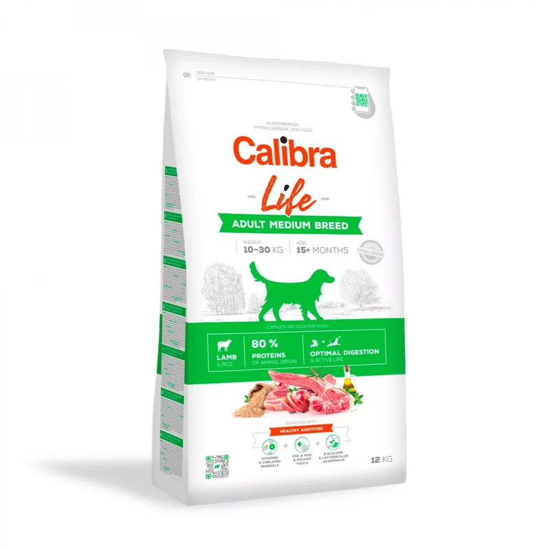 Calibra Dog Life Adult Medium Breed Lamb