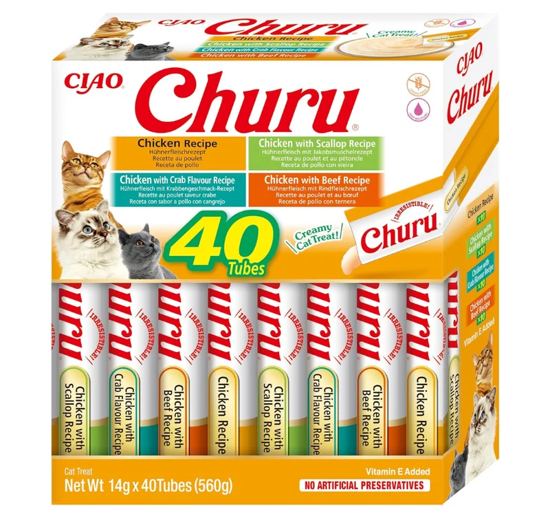 CHURU Cat Mega Pack 40 uds