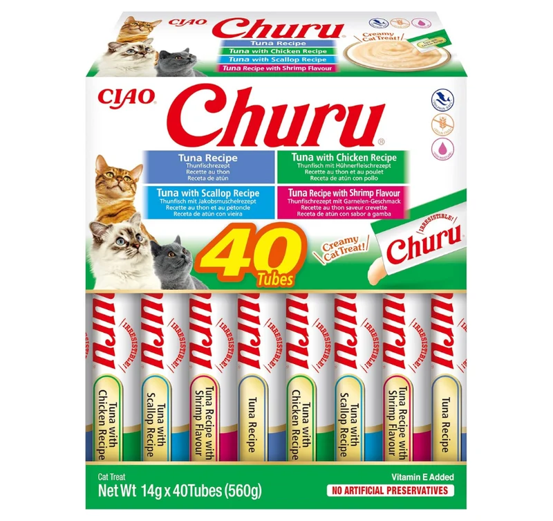 CHURU Cat Mega Pack 40 uds