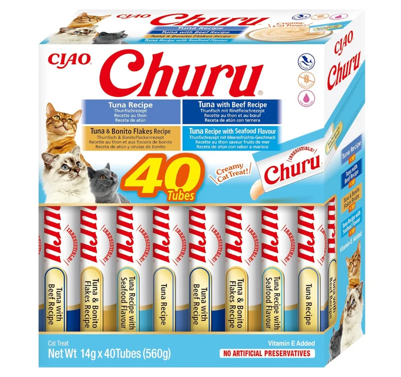 CHURU Cat Mega Pack 40 uds
