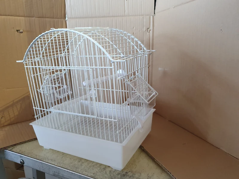 Jaula de transporte blanca 29x20x30