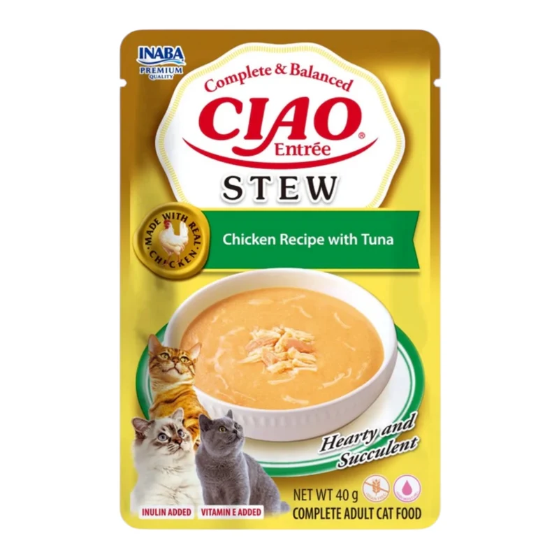 Stew Entrée Pollo y Atún para Gatos