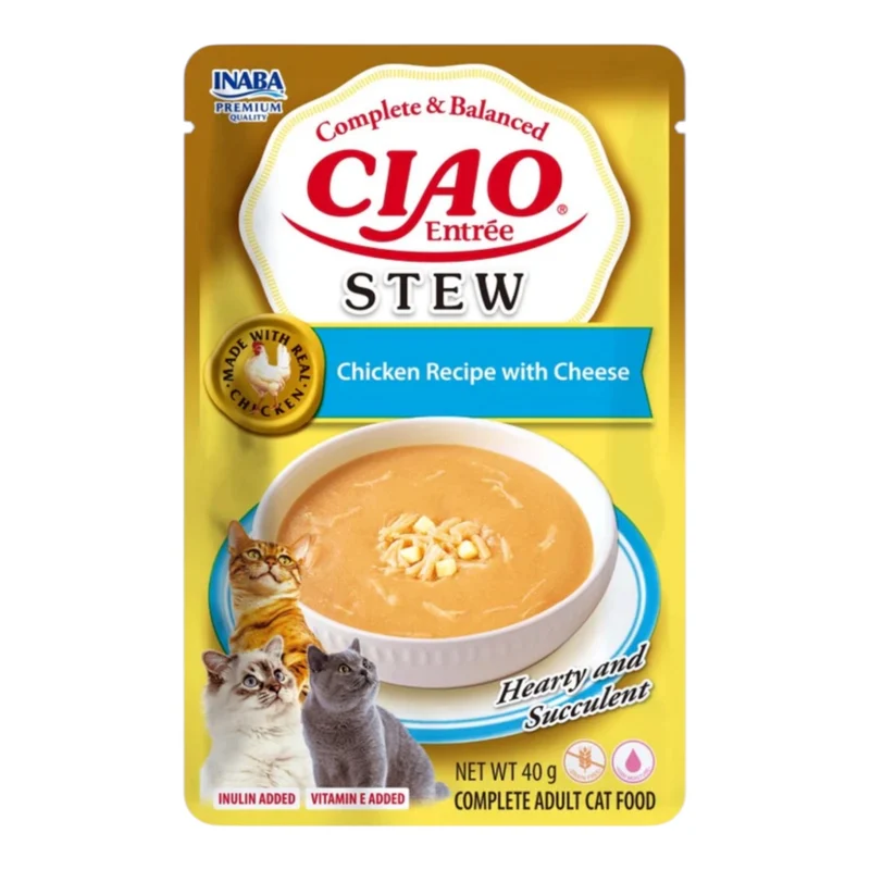 Stew Entrée Pollo y Queso para Gatos