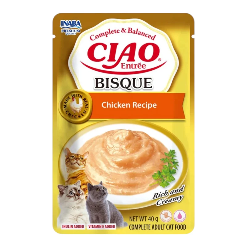 Bisque Entrée Pollo para Gatos