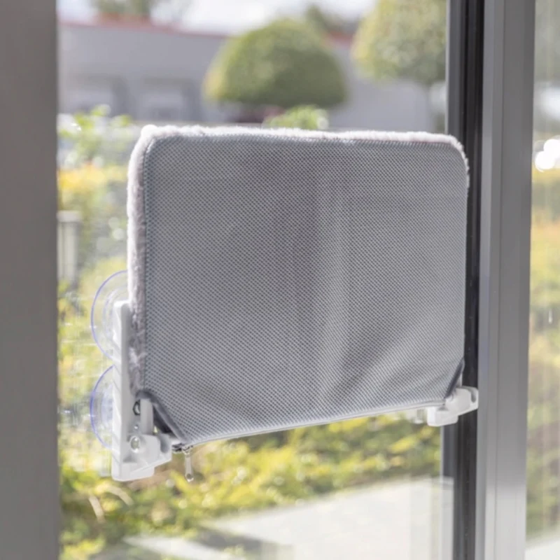Plataforma de Ventana para Gatos — Hamaca de Asiento con Ventosas